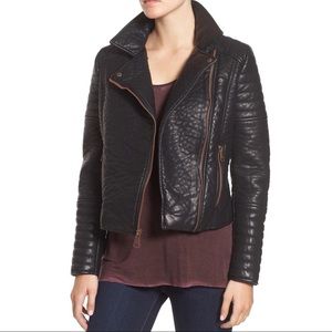 Marc New York Vanessa Faux Leather Moto Jacket